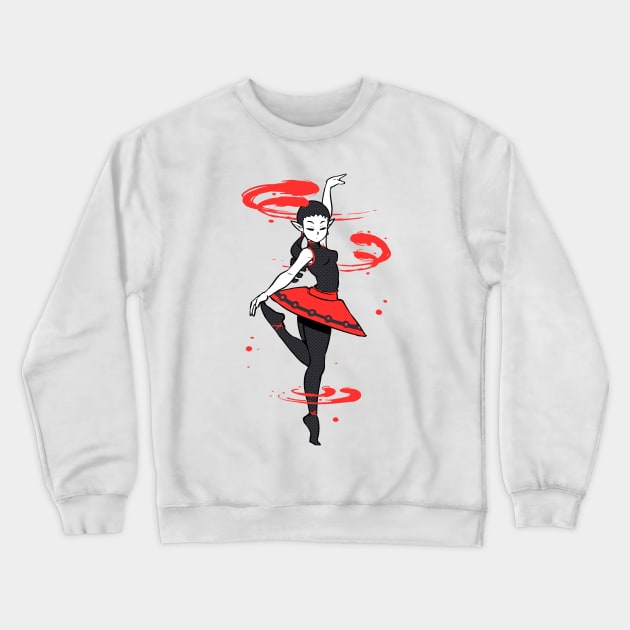 Blood Dancer Crewneck Sweatshirt by akairiot